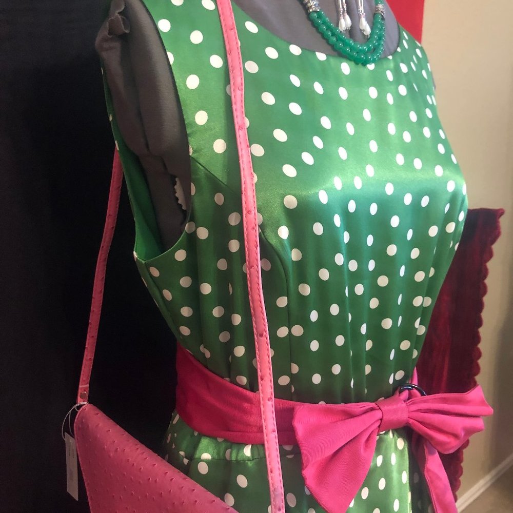 Jessica Howard Sleeveless Green Dress NWT